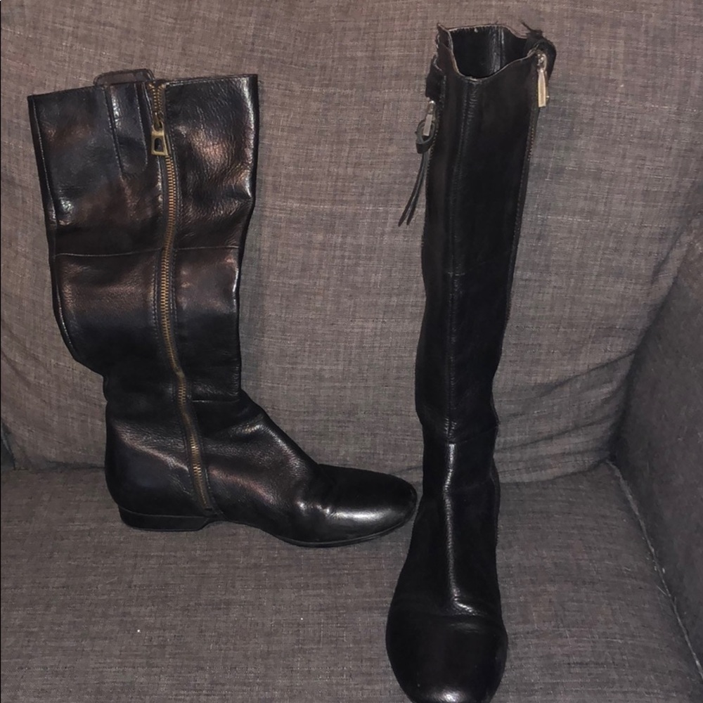 WOMENS BLACK BOOTS-size 7.5 ENZO ANGILONI BRAND